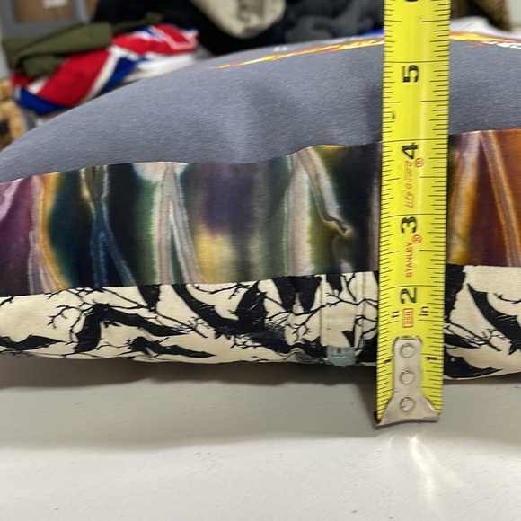 Homemade brand new T-shirt accent pillow skeleton fire Halloween pumpkin - Picture 9 of 9